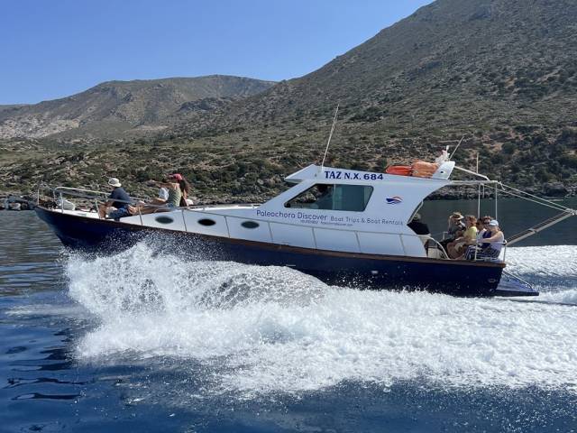 Boat Rental Taz 11.60 in Peleochora Chania South Crete